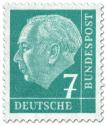 Briefmarke: Bundespräsident Theodor Heuss 7