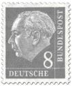 Briefmarke: Bundespräsident Theodor Heuss 8