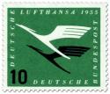 Briefmarke: Lufthansa Logo, Kranich (10)