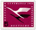 Briefmarke: Lufthansa Logo, Kranich (5)