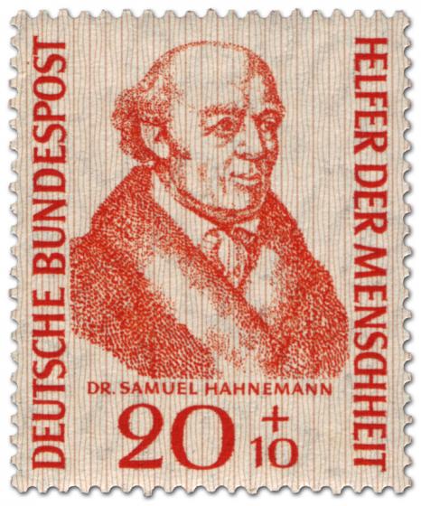 Briefmarke: Samuel Hahnemann (Arzt, Begründer der Homöopathie)