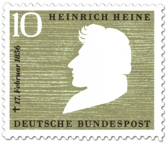 Briefmarke: Heinrich Heine (Dichter)