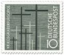 Briefmarke: Grabkreuze - Kriegsgräberfürsorge