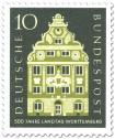 Briefmarke: Landschaftshaus Stuttgart (Baden Württemberg)