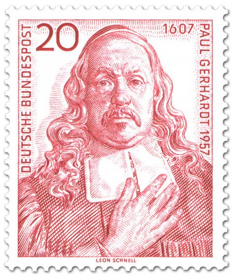 Briefmarke: Paul Gerhardt Theologie Kirchenlieder