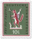 Briefmarke: Fuchs, du hast die Gans gestohlen (Kinderlied)