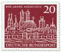 Briefmarke: 800 Jahre München