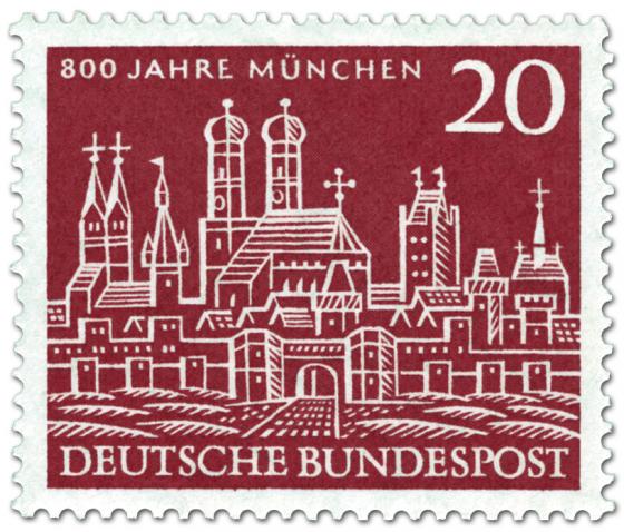 Briefmarke: 800 Jahre München