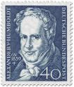 Briefmarke: Alexander von Humboldt (Naturforscher, Geograph)