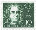 Briefmarke: Georg Friedrich Händel (Komponist)
