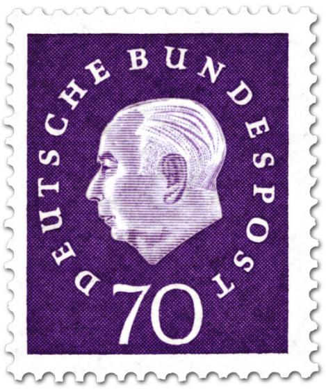 Briefmarke: Theodor Heuss (70)