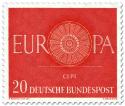 Briefmarke: Europamarke 1960 (Wagenrad) 20