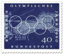 Briefmarke: Wagenrennen mit Vierspanner (Olympisches Jahr 1960)