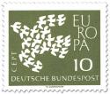 Briefmarke: Europamarke 1961 (Taube aus Tauben)