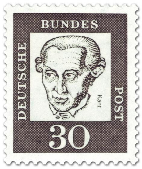 Briefmarke: Immanuel Kant (Philosoph)