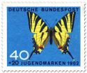 Briefmarke: Schmetterling Segelfalter (Iphiclides Podalirius)