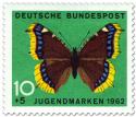 Briefmarke: Schmetterling Trauermantel (Nymphalis Antiopia)