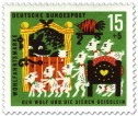 Briefmarke: Der Wolf und die sieben Geißlein