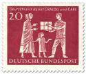 Briefmarke: Deutschland dankt Cralog und Care (Hilfsorganisationen)