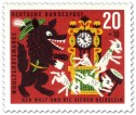 Briefmarke: Der Wolf jagt die sieben Geißlein