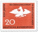 Briefmarke: Adler mit Krone und Zepter (250 Jahre Rechnungshof)