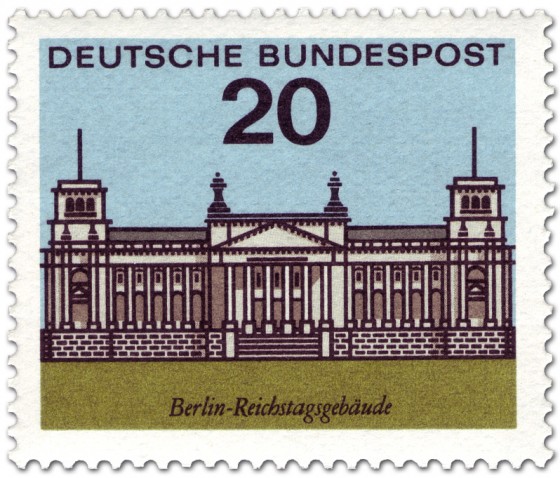 Briefmarke: Berlin Reichstag