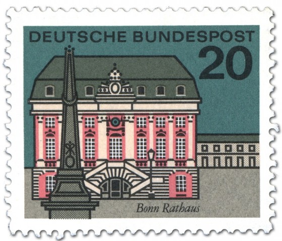 Briefmarke: Bonn Rathaus