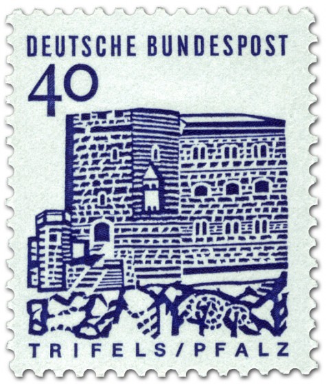Briefmarke: Burg Trifels / Pfalz
