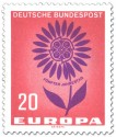 Briefmarke: Europamarke: Blume mit Cept