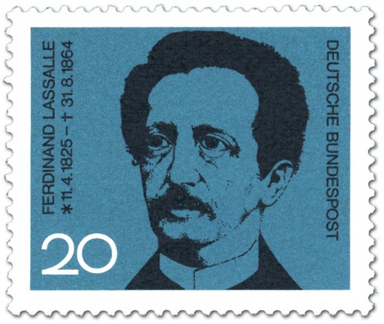 Briefmarke: Ferdinand Lassalle 100 Todestag
