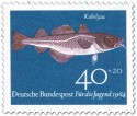 Briefmarke: Fisch: Kabeljau (Gadus Morhua)