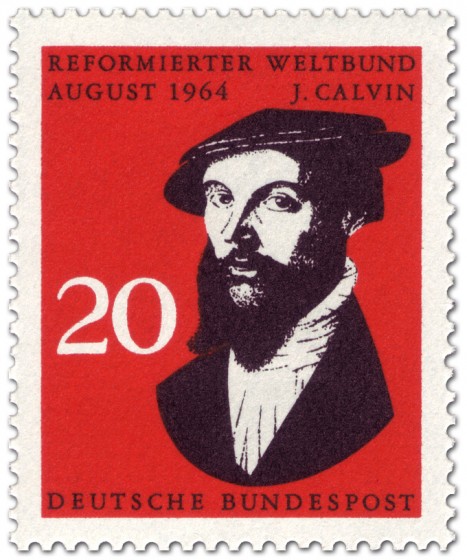 Briefmarke: Johannes Calvin (Tagung des Reformierten Weltbundes)