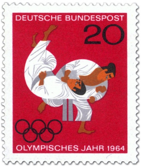 Briefmarke: Judo - Olympische Sommerspiele Tokio