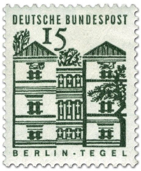 Briefmarke: Schloss Tegel, Berlin