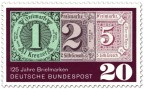 Briefmarke: 125 Jahre Briefmarken