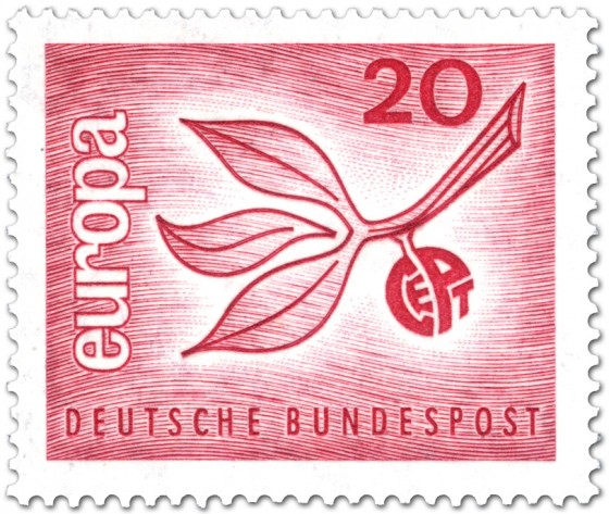 Briefmarke: Europamarke 1965 (Zweig Blätter)