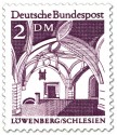 Briefmarke: Bürgerhalle im Rathaus zu Löwenberg (Schlesien)