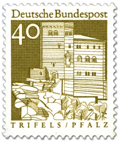 Briefmarke: Burg Triefels (Pfalz)
