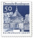 Briefmarke: Schloss Ellwangen / Jagst