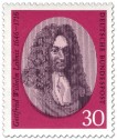 Briefmarke: Gottfried Wilhelm Leibnitz Philosoph Wissenschaftler