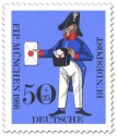 Briefmarke: Preußischer Briefträger (Kongress Philatelistenverband)