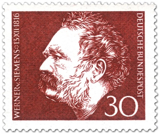 Briefmarke: Werner von Siemens (Erfinder)
