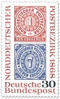 Briefmarke: Briefmarken: 100 Jahre Norddeutscher Postbezirk