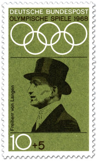 Briefmarke: Carl Friedrich von Langen (Reiter)