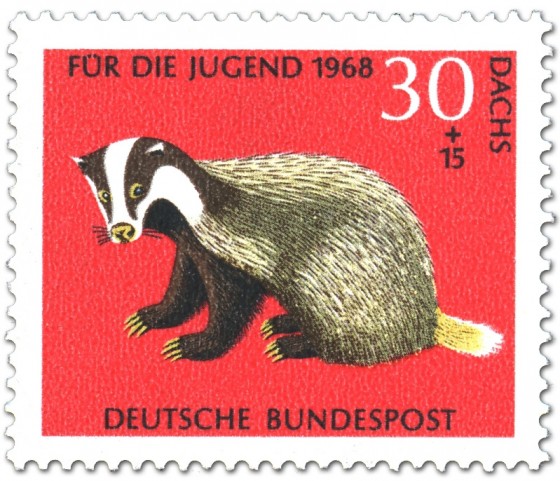 Briefmarke: Dachs