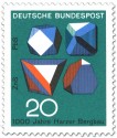 Briefmarke: Erzmineralien in Kristallform (Harzer Bergbau)