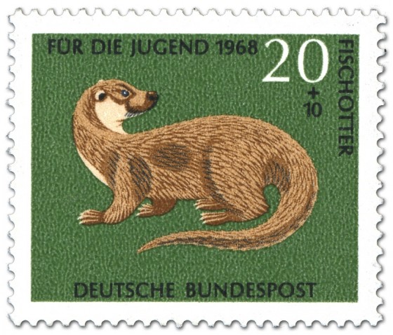 Briefmarke: Fischotter