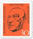 Briefmarke: Konrad Adenauer Portrait