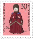 Briefmarke: Puppe um 1870
