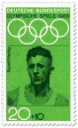Briefmarke: Rudolf Harbig ( Mittelstreckenläufer)